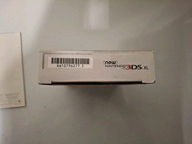 New Nintendo 3DS XL Console black BOX AND MANUAL ONLY - No Console 