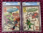 Amazing Spider-Man #296, #312 - CGC 8.0 lot, White pages, free shipping