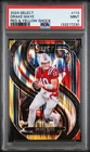 2024 Drake Maye RC Red & Yellow Shock PSA 9 Panini Select Patriots #113