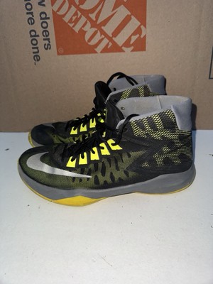 Nike Zoom Devosion Men's US 11 Basketball Shoes Sneakers 844592-002 Black Grey