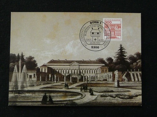 architecture Herrenhausen castle maximum card Germany ed. Maxiphil 1982