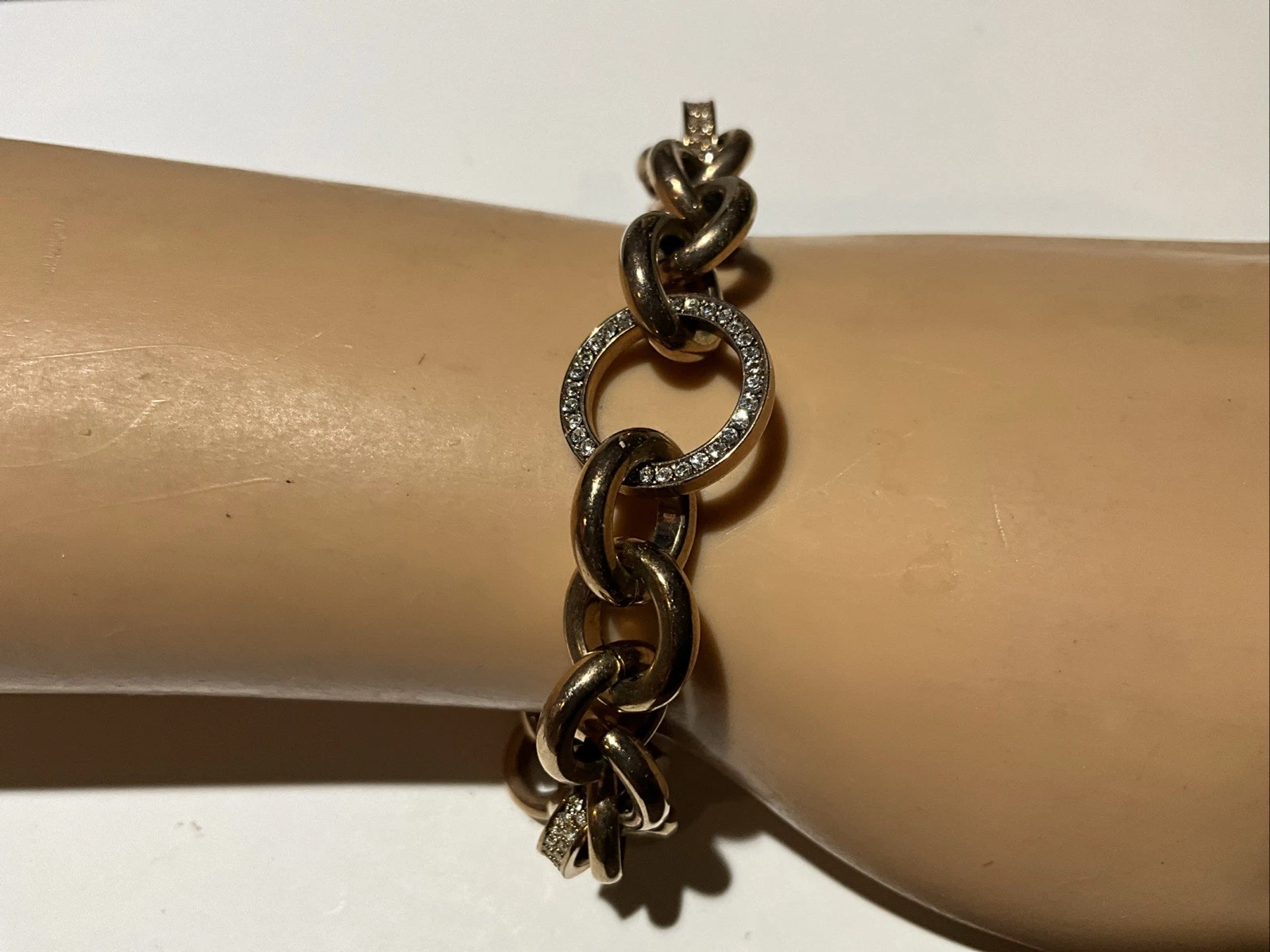MK Michael Kors Bracciale Catena Donna Gioielli Tono Oro 8"