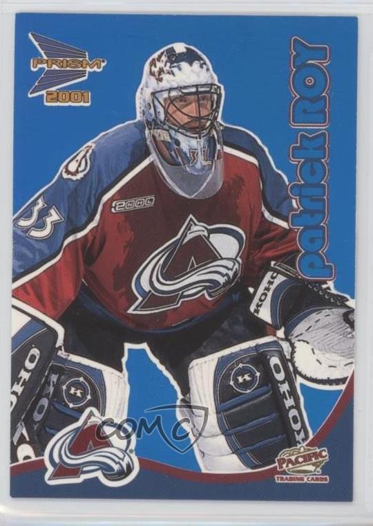 2000-01 Pacific Prism McDonald's Blue Patrick Roy #9 HOF 8tn