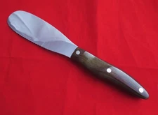 CUTCO 1068 SPATULA Sandwich SPREADER Knife DD Serrated Blade Classic Brown Swirl