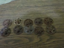 Vintage Tonka Ford Truck Set Of 10 Old Rusty Hub-cap For Parts