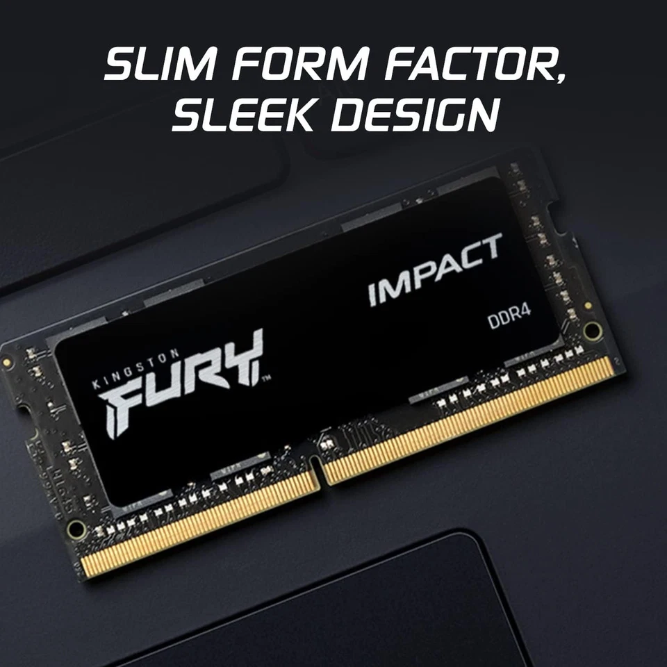 Kingston FURY Impact 32 GB (2 x 16 GB) 3200MHz DDR4 CL20 Laptop Memory Kit of 2 - Image 3 of 4