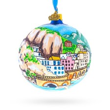 Amalfi Coast, Italy, Glass Ball Ornament 4 Inches