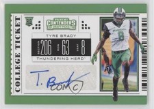 2019 Panini Contenders Draft Picks College Ticket Tyre Brady #293 Auto 0c2