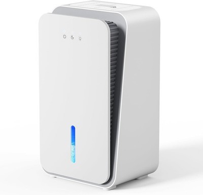 Dehumidifier Ultra-Quiet 1000 sq.ft w/ 7-Color LED & Aromatherapy Auto-Off