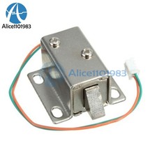 DC 12V Electric Solenoid Lock Tongue Upward Assembly for Door Cabinet Drawer Kit
