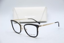 NEW MICHAEL KORS MK 3032 3332 BLACK GOLD AUTHENTIC FRAMES EYEGLASSES 51-19