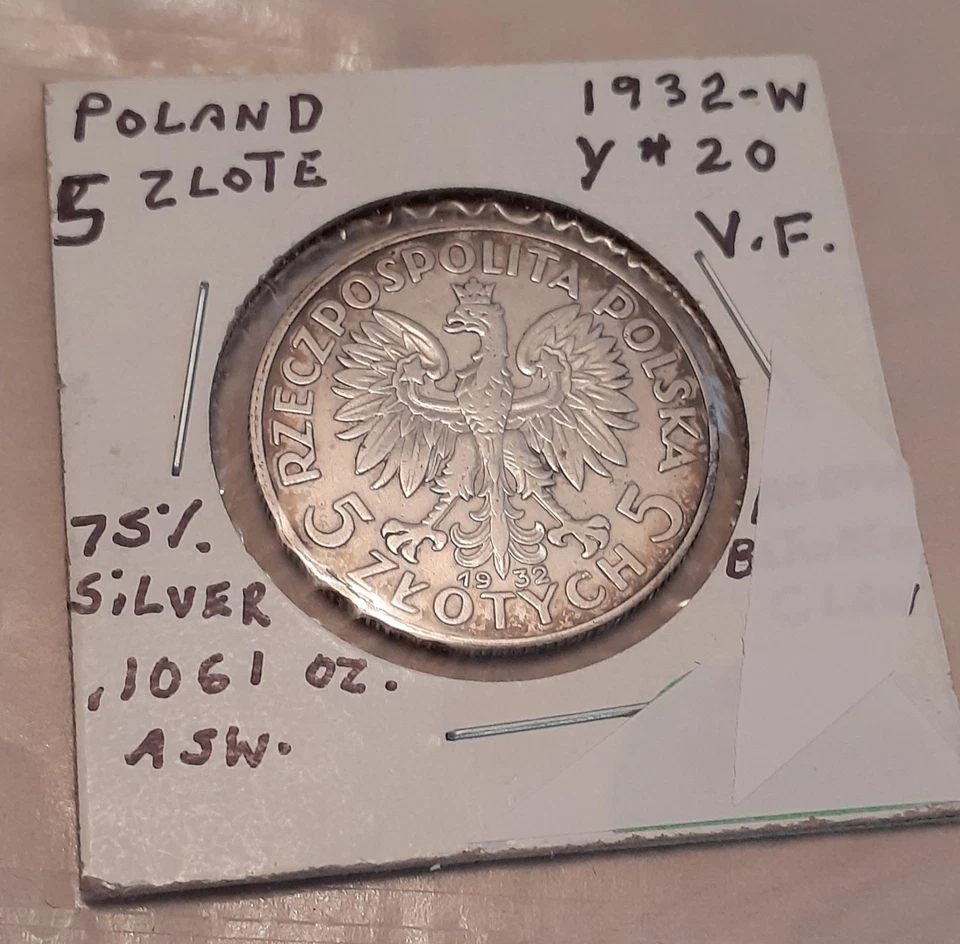 Polaco 1932 5 Zlote... Foto 3 de 4