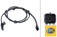 Hella 6PU010039-791 Sensor FüR Raddrehzahl ABS Sensor Raddrehzahl