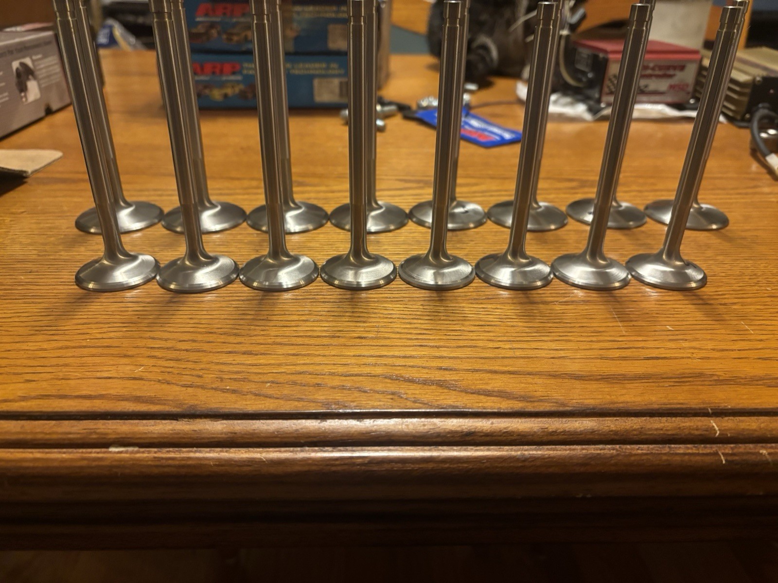 SBC Ferrea 2.02/1.60 +150 Long Stainless Intake And Exhaust Valves New