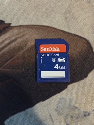 SanDisk 4GB SD SDHC Secure Digital High Capacity memory media flash card 