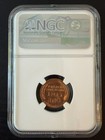 1957-D 1C MS 66 RD Lincoln Cent — photo 2
