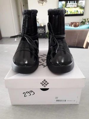 San Marina - Bottines légères noires - Pointure 41 - Neuves dans boîte d'origine - Photo 1/4
