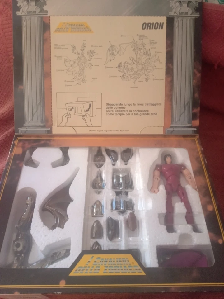 Cavalieri dello Zodiaco Saint Seiya Orion Alpha Siegfrid 1989 BANDAI CDZ Vintage - Immagine 2 di 4