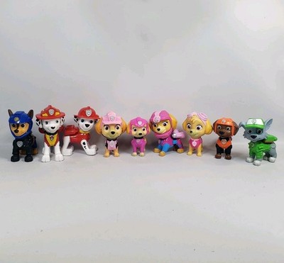 9 Pc Paw Patrol Figure Lot Sea Patrol and More 