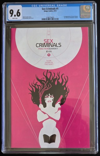 SEX CRIMINALS (2013) #1 CGC 9.6 NM+ 1ST PRINT AMAZON PRIME X-MEN IMAGE COMICS