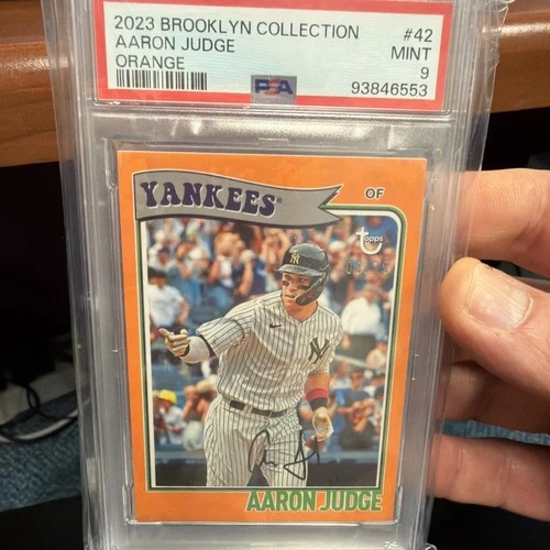 2023 Topps Brooklyn Collection - Aaron Judge SP Orange /25🔥📈Yankees🔥PSA 9