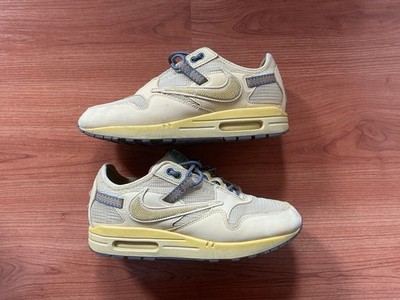 Nike Air Max 1 Travis Scott Cactus Jack Saturn Gold EU42.5 US9 Gebraucht