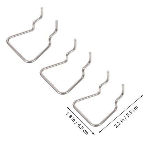 2 Count Hardware Tool Display Stand Miss Organizer Perforated Wall Hook - Picture 7 of 12