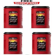 4 Pack - Folgers Dark Roast Ground Coffee, Black Silk, 40.3 oz.