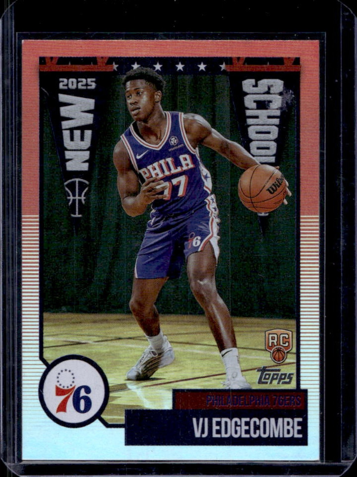 2025-26 Topps VJ Edgecombe New School RC Rookie #NS-3 76ers
