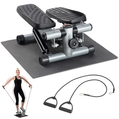 TARESNESS Stepper Swingstepper Ministepper Fitness Heimtrainer Trainingsbänder Aerobic