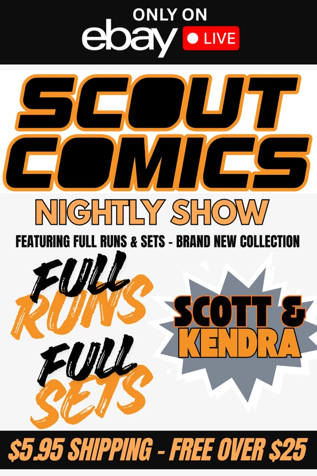 Scout Comics Nightly  - Live w/Norma - FEATURING FULL RUNS & SETS