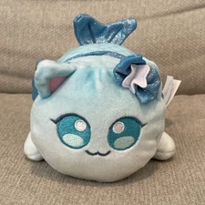 Aphmau MeeMeows Blue Mermaid Cat 6” Plush 2022