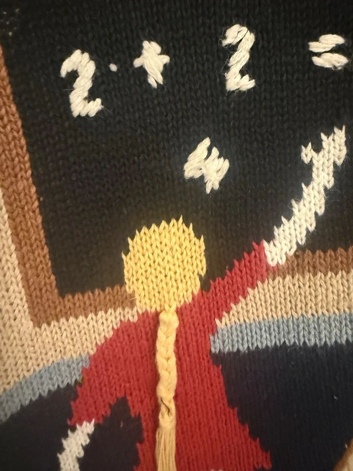 Chaleco Suéter Vintage Años 90 Cottage Core Apple Sm Profesor Americana Capacidad Foto 2 de 4