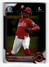 2022 Bowman Draft #BDC-140 Kenya Huggins Chrome