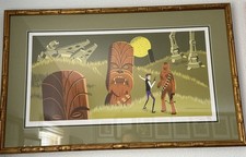 SHAG Star Wars The Monoliths Serigraph Art Print  New COA Tiki Framed 133/200