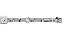Bremsschlauch Mapco 3854 FüR Opel Vectra J96 CC Caravan F19 F35 F68 16V DTI 500