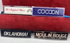 Movie Themed bookmarks lot Of 4 Stepford Wives Cocoon Oklahoma Moulin Rouge