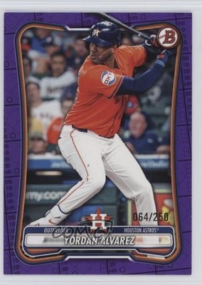 2026 Bowman Purple Pattern /250 Yordan Alvarez #67 0rz7
