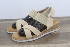 Skechers Desert Kiss Washable Vegan Cross Strap Sandals Sz 8W {FA-864] — photo 1