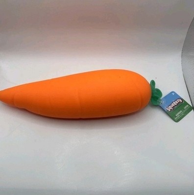   Jumbo Squeezy Carrot Orange Squishy Toy Stress Relief Sensory