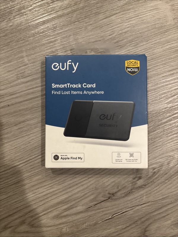 Eufy by Anker SmartTrack Card Wallet Tracker Phone Finder Work W/ Apple Find My