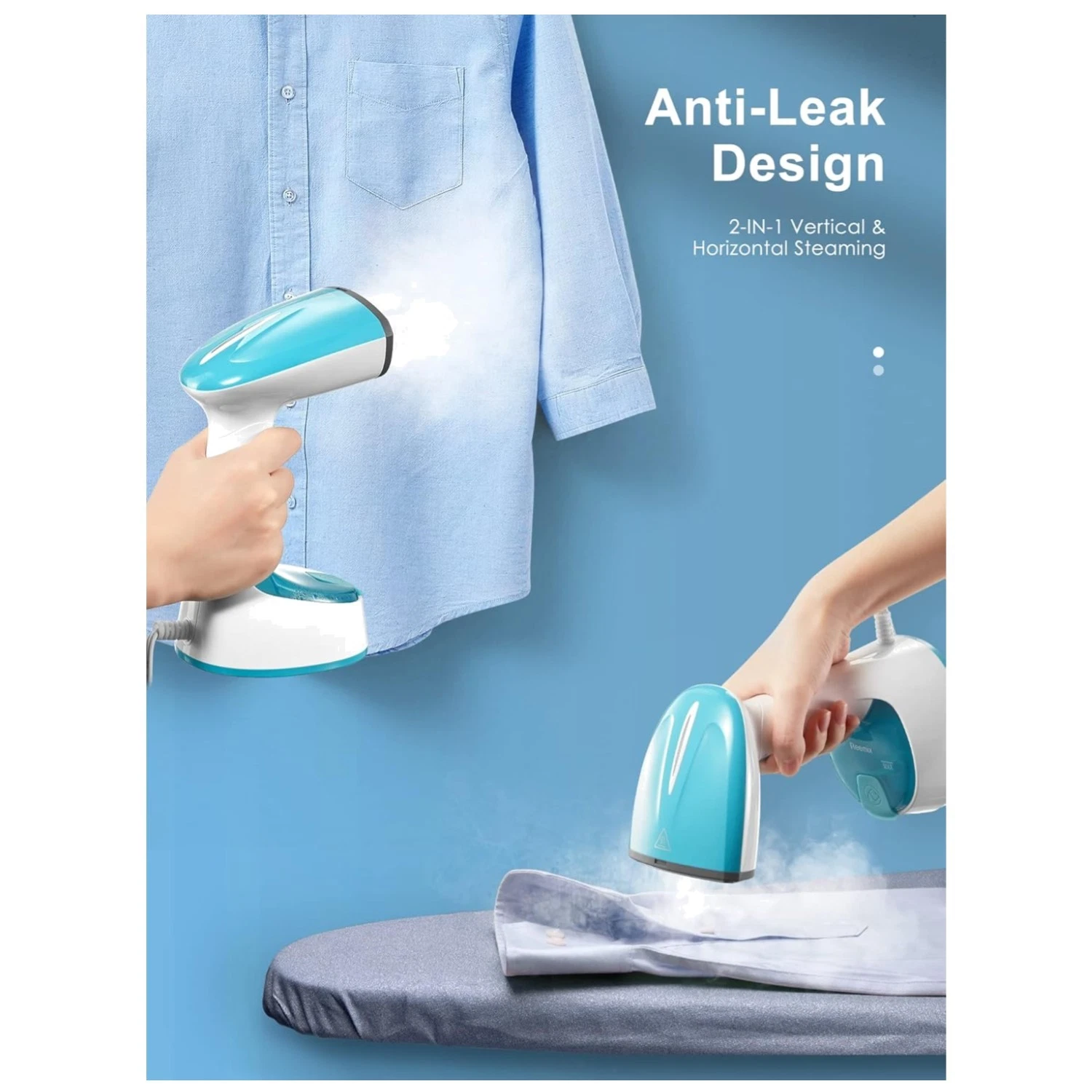 Steamer for Clothes, Folding Handheld Design Garme