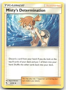 Misty's Determination 62/68 Hidden Fates Uncommon Trainer