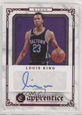 2020 Panini Chronicles Excalibur Apprentice Signatures Red Louis King Auto 00jj