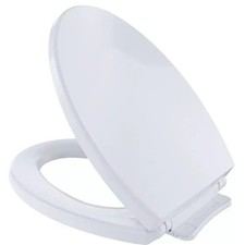 TOTO SoftClose Elongated Closed Front with Cover Toilet Seat in Cotton, NEW