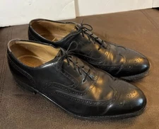 Johnston & Murphy Limited Wingtip Oxford Lace Up Shoes Men’s SZ 9 1/2 Black