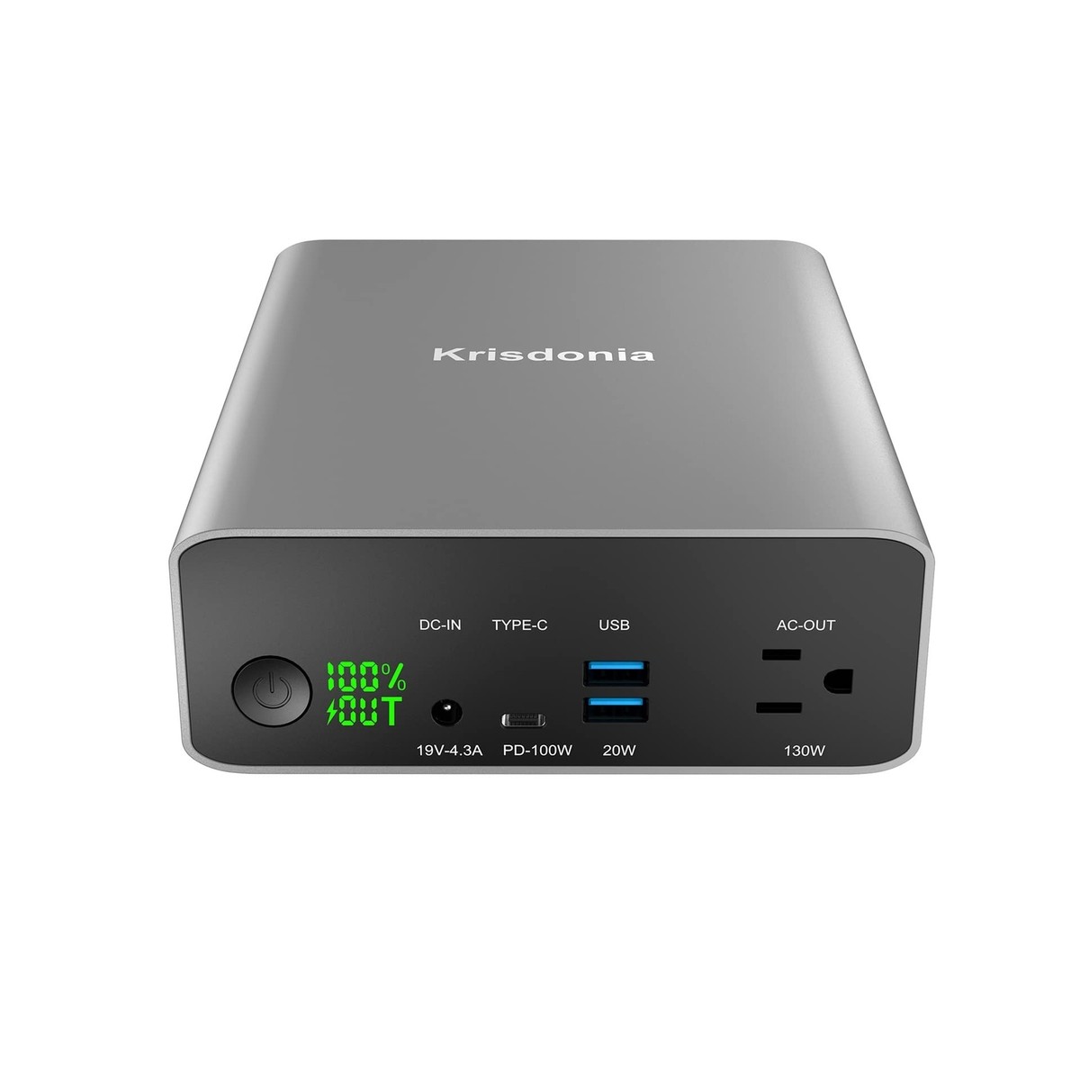 Krisdonia ポータブル電源 296Wh 80000mAh Krisdonia Portable Power Bank, 296Wh/80000mAh Portable