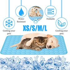 Pet Cooling Mat Cool Pad Cushion Dog Cat Puppy Blanket For Summer Sleeping Bed  