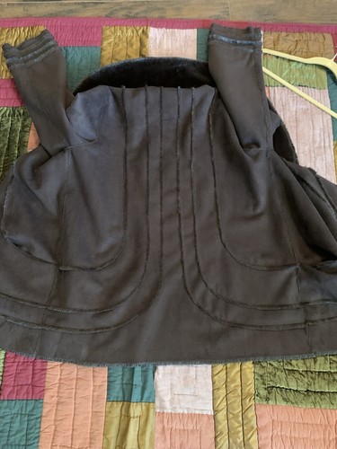 Dennis Basso Brown Faux Fur Suede, Women's Stylish soft Coat Sz XL - Picture 13 of 16