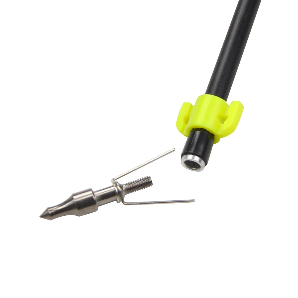 6/12/24pcs 31" Bowfishing Arrows Fiberglass Archery Fishing Hunting Arrowheads - Image 3 of 4